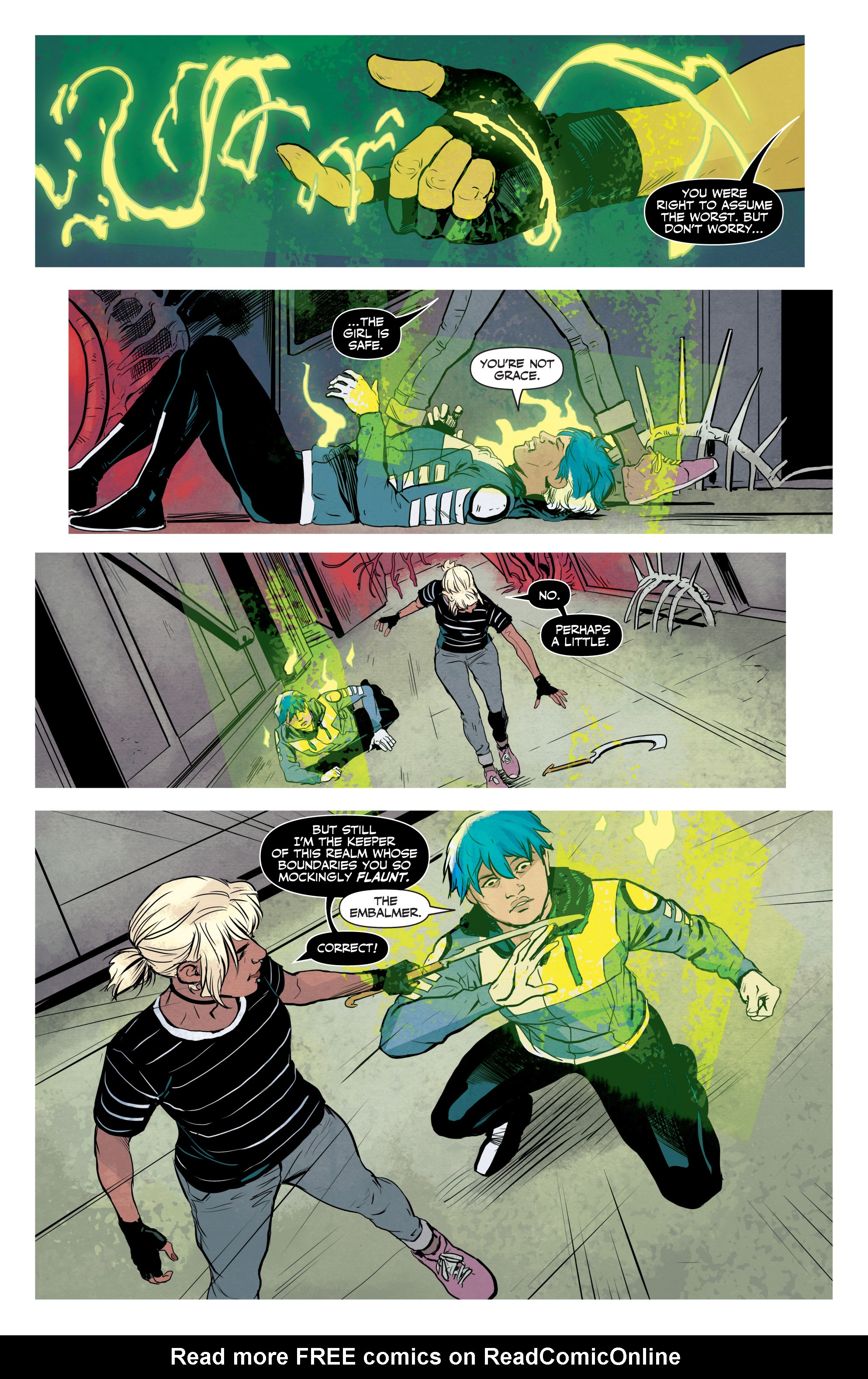 Read online Doctor Mirage comic -  Issue #5 - 6