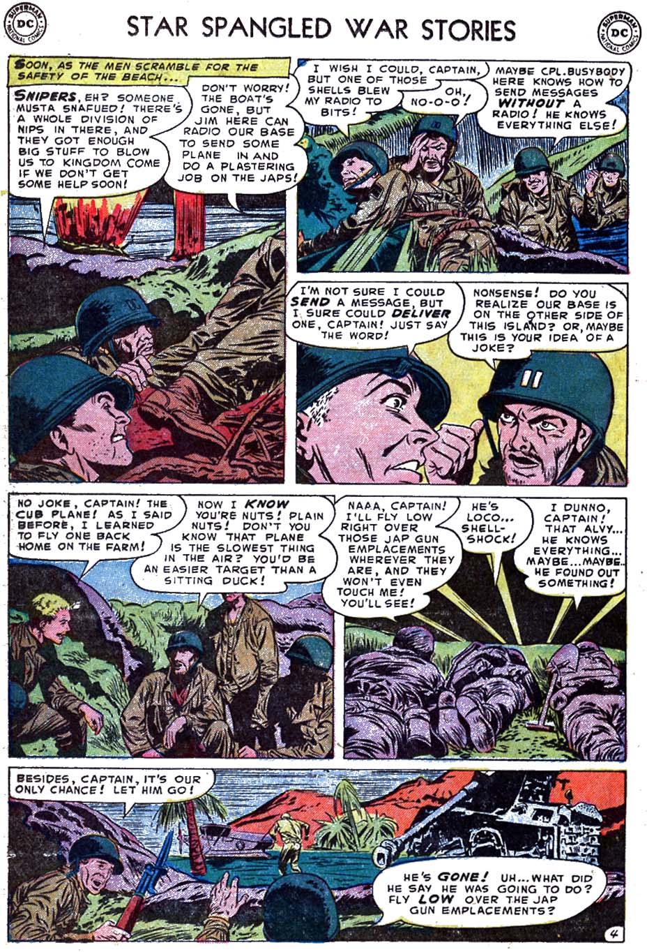 Read online Star Spangled War Stories (1952) comic -  Issue #10 - 22