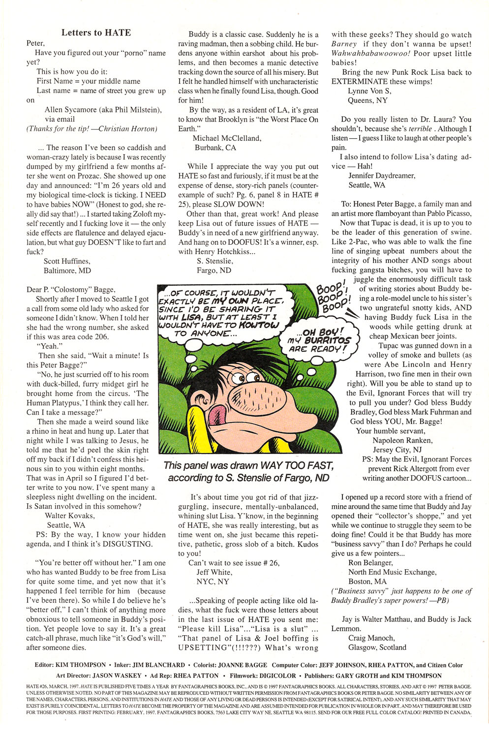 Read online Hate comic -  Issue #26 - 28