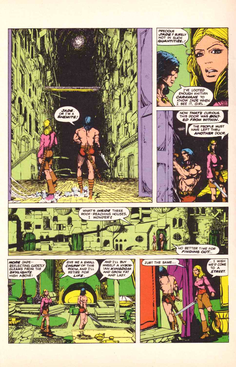 Read online Robert E. Howard's Conan the Barbarian comic -  Issue # Full - 16