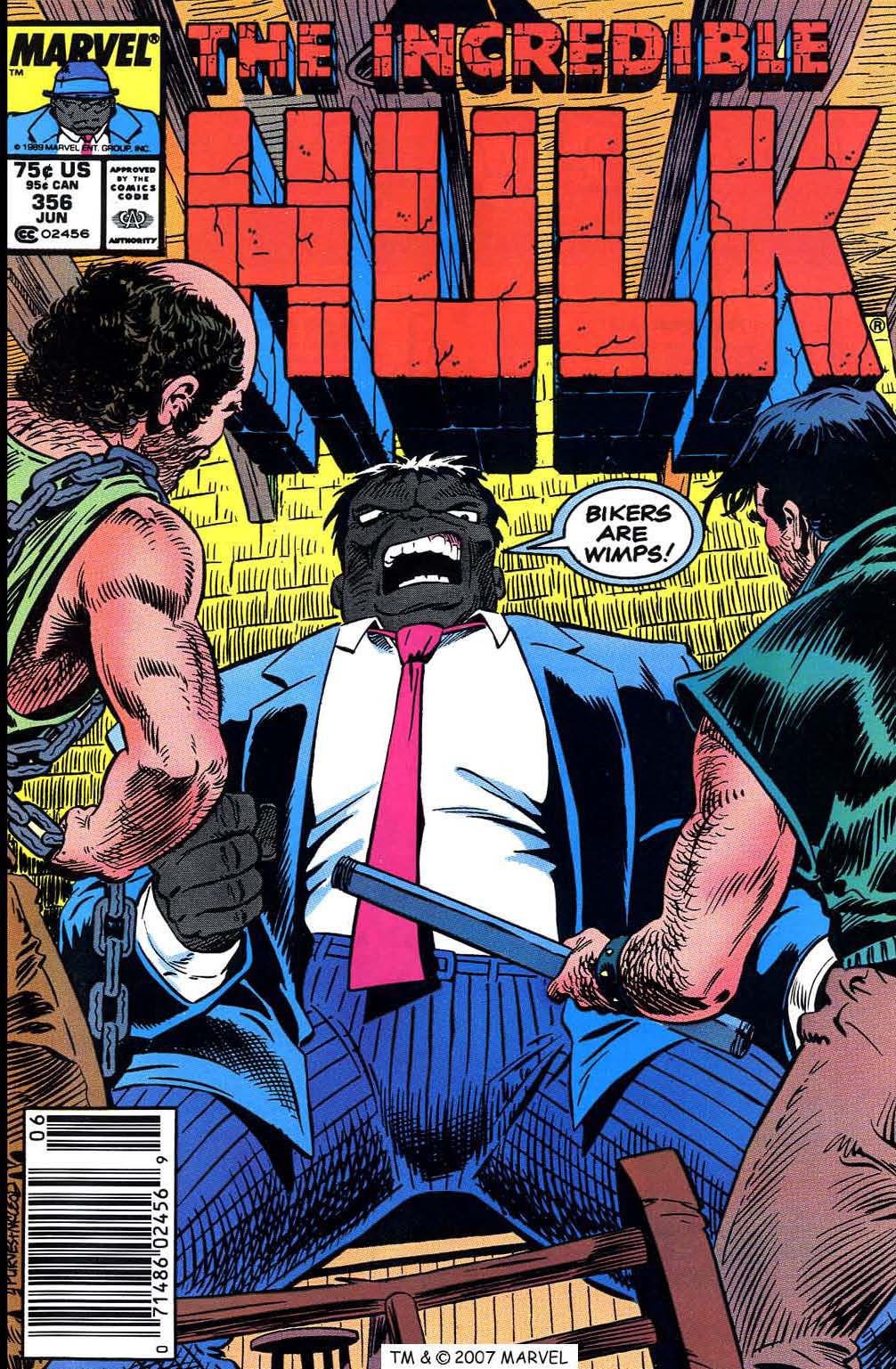 Read online The Incredible Hulk (1968) comic -  Issue #356 - 1