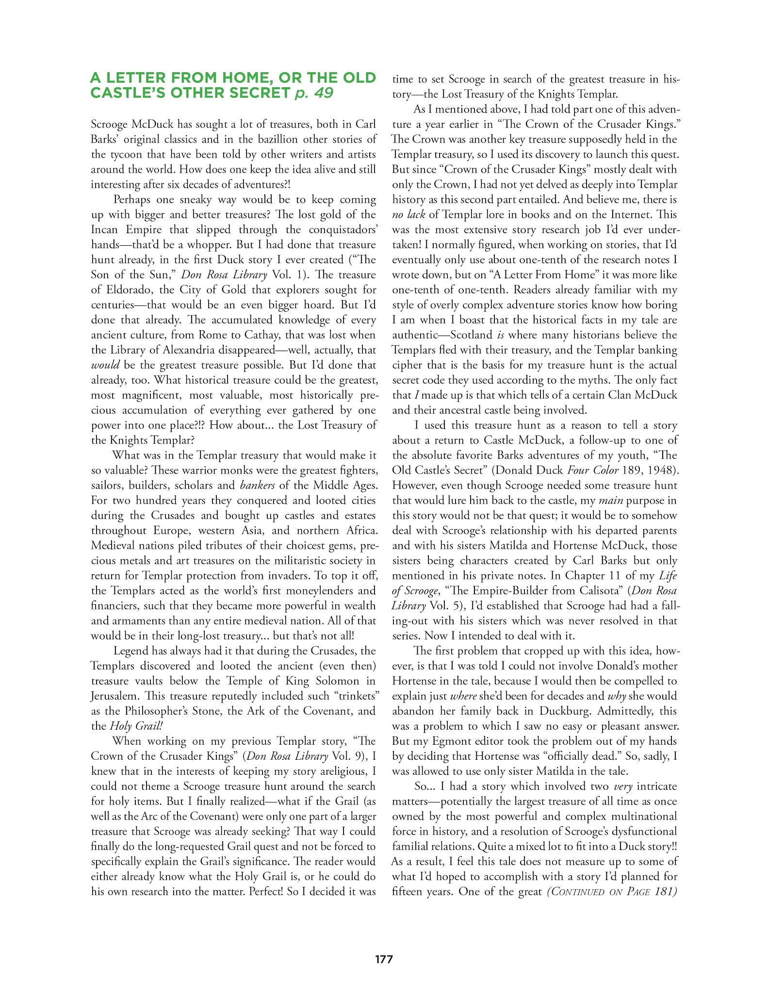 Read online Walt Disney Uncle Scrooge and Donald Duck: The Don Rosa Library comic -  Issue # TPB 10 (Part 2) - 78