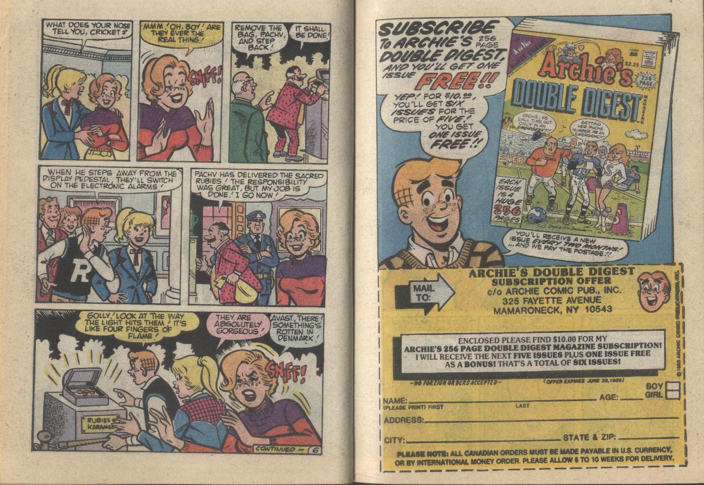Read online Archie...Archie Andrews, Where Are You? Digest Magazine comic -  Issue #60 - 25