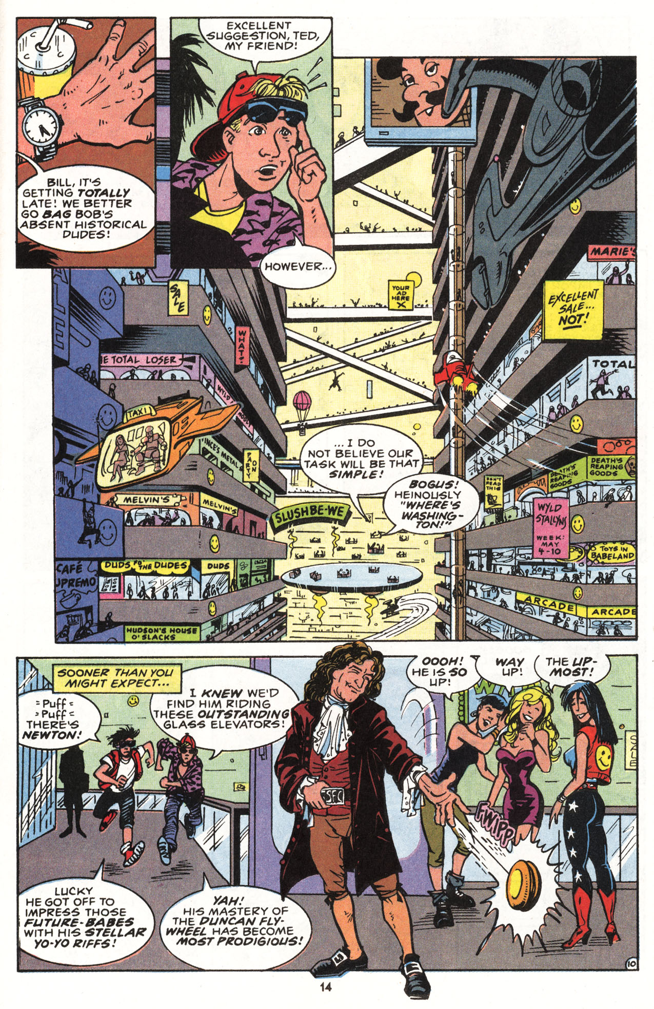 Read online Bill & Ted's Excellent Comic Book comic -  Issue #8 - 16