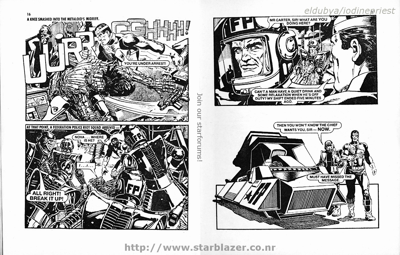 Read online Starblazer comic -  Issue #215 - 10