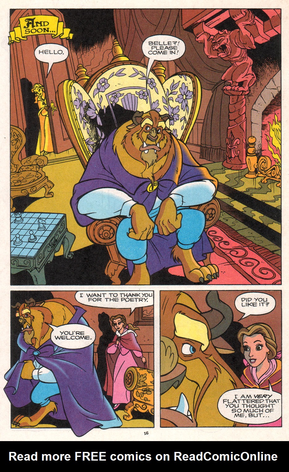 Read online Disney's Beauty and the Beast comic -  Issue #6 - 18