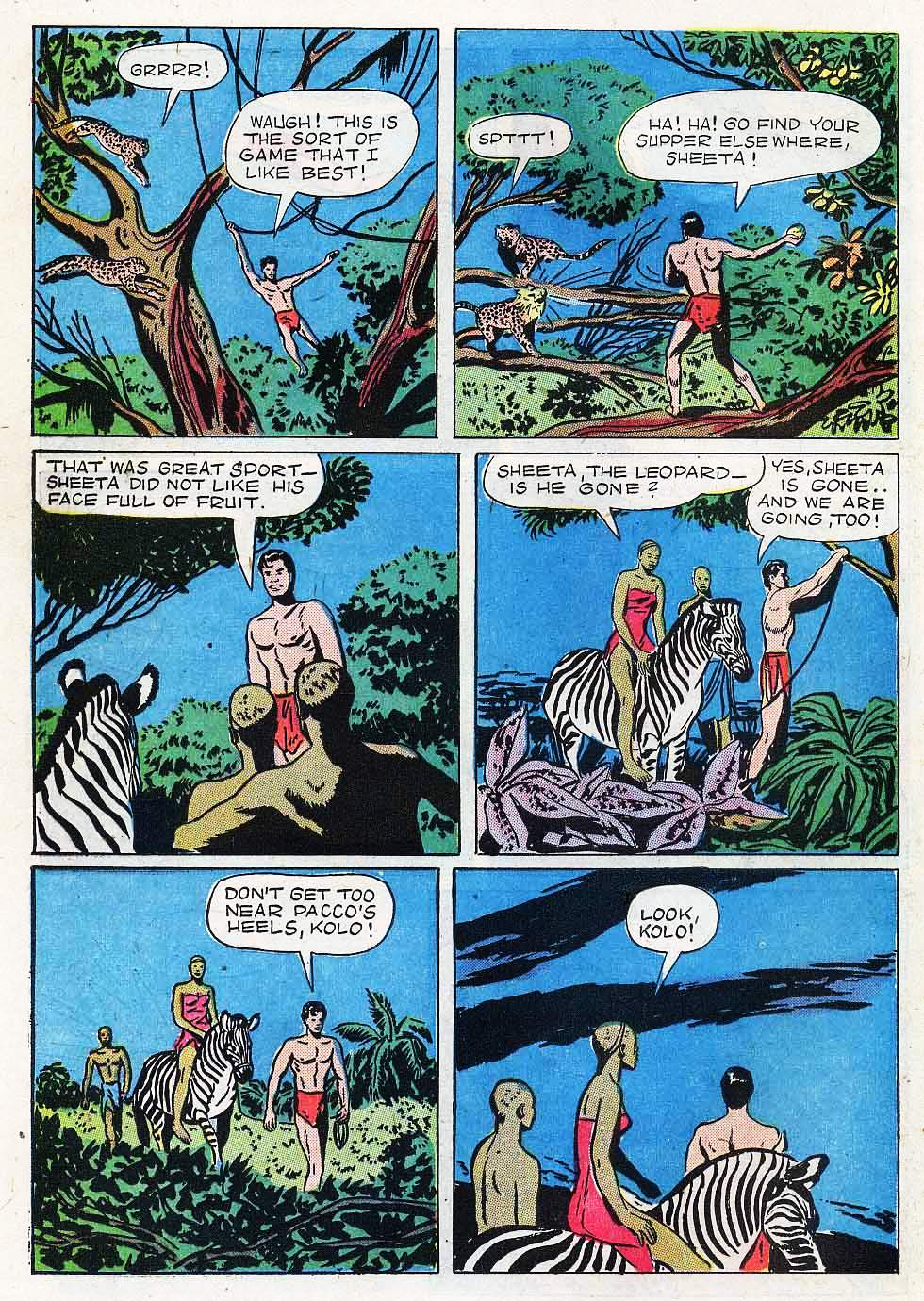 Read online Tarzan (1948) comic -  Issue #12 - 12