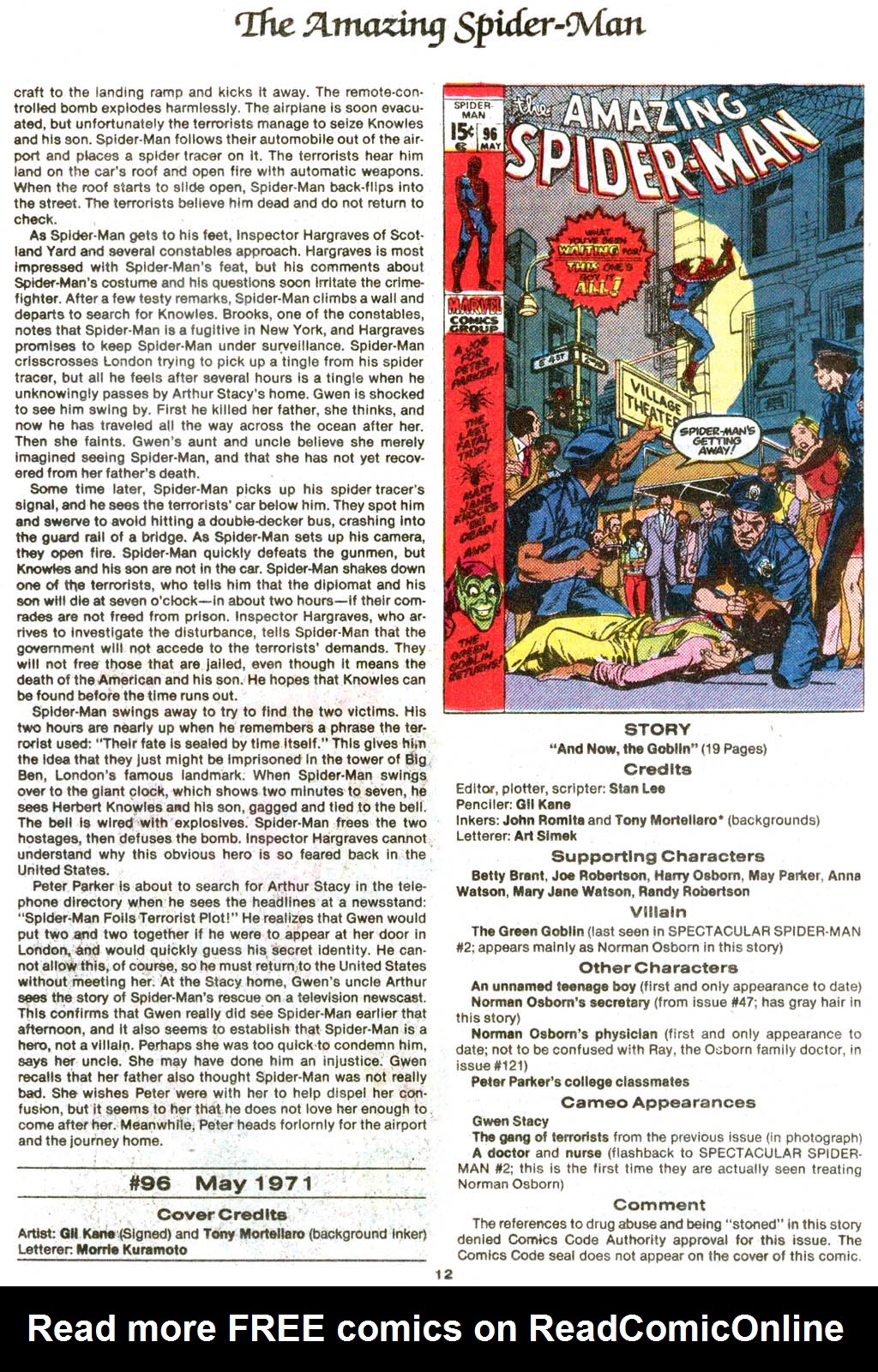 Read online The Official Marvel Index to The Amazing Spider-Man comic -  Issue #4 - 14