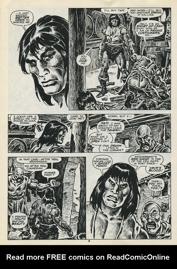 Read online The Savage Sword Of Conan comic -  Issue #199 - 10