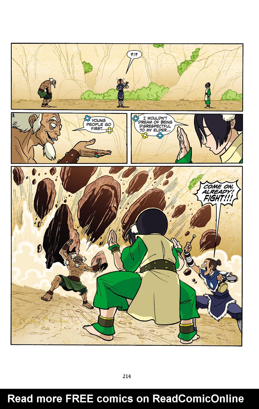 Nickelodeon Avatar: The Last Airbender - The Lost Adventures issue Full - Page 215