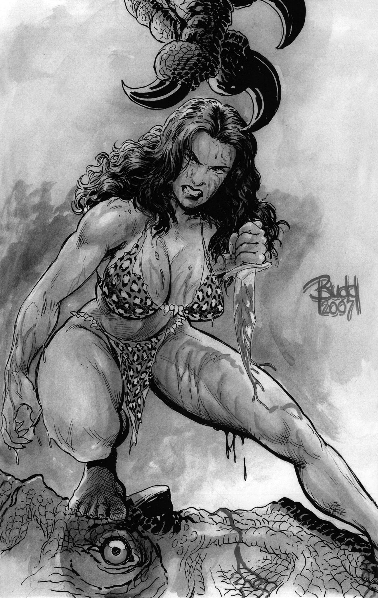 Read online Cavewoman: Prehistoric Pinups comic -  Issue #6 - 22