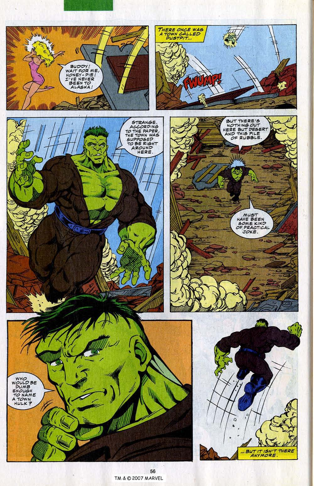 Read online The Incredible Hulk Annual comic -  Issue #19 - 58