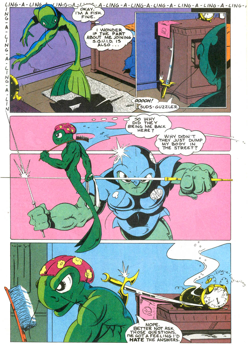 Read online Fish Police comic -  Issue #5 - 4