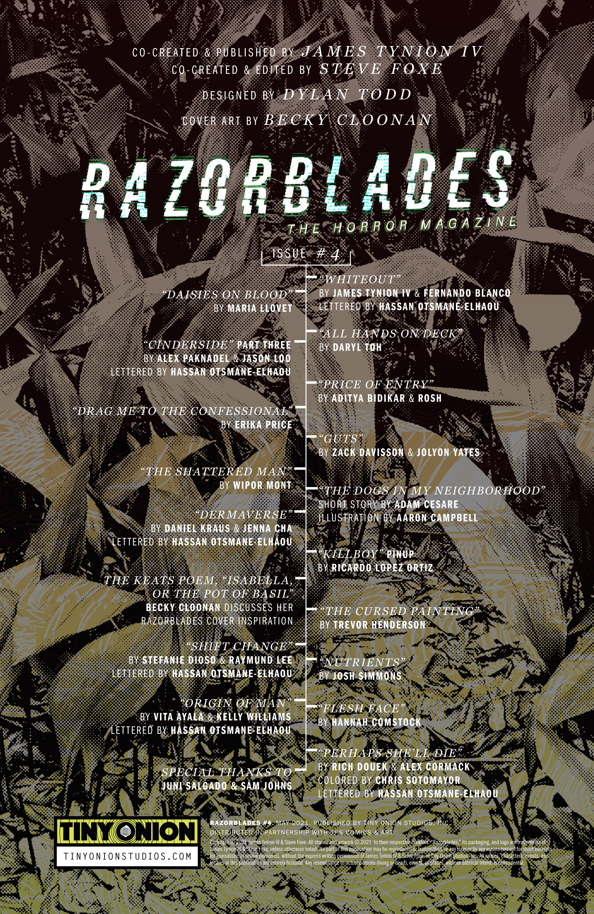 Read online Razorblades: The Horror Magazine comic -  Issue #4 - 2