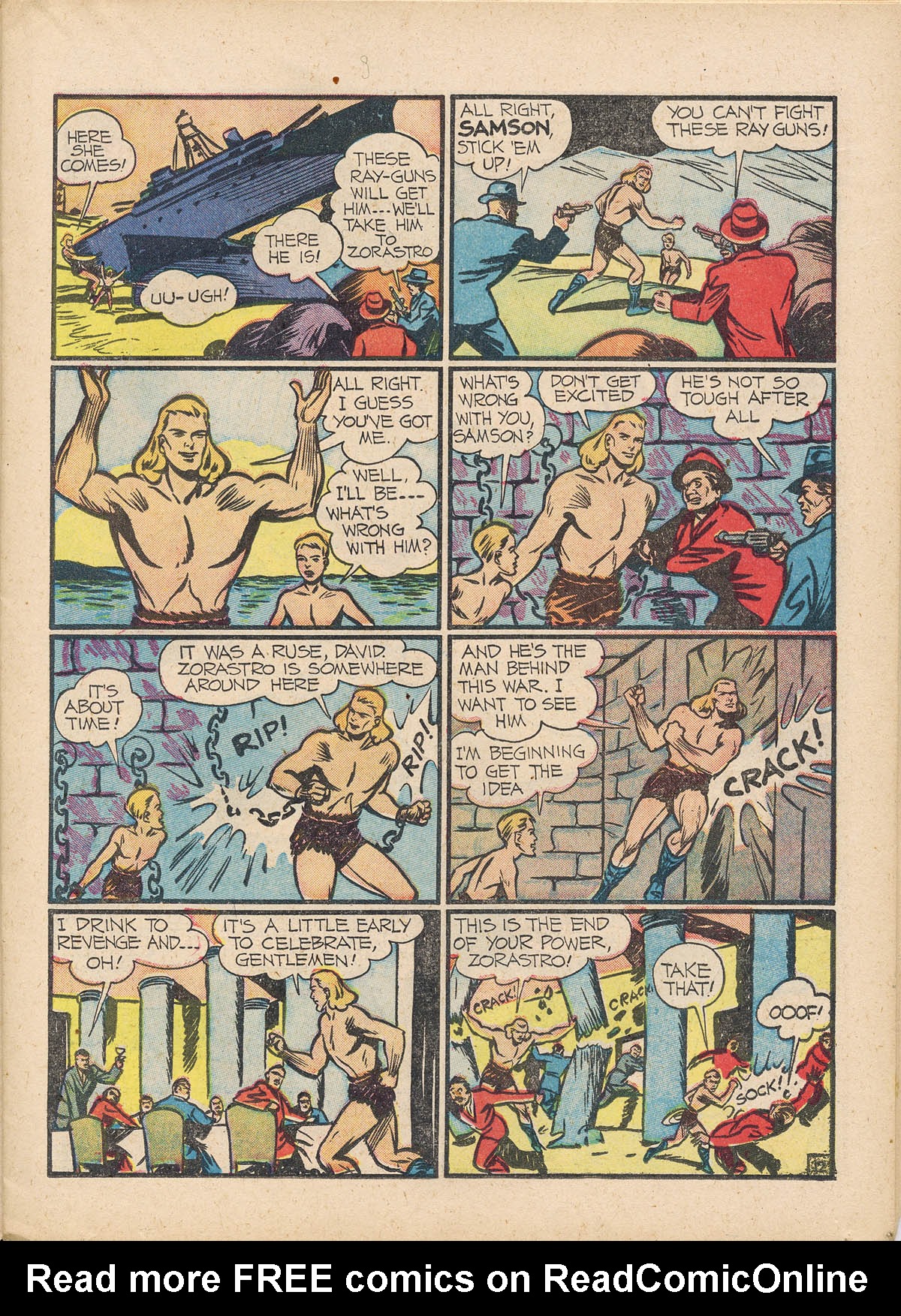 Read online Samson (1940) comic -  Issue #3 - 27