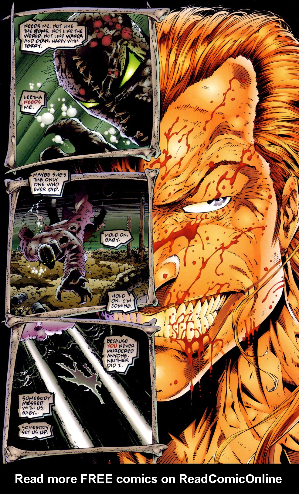 Read online Spawn: Blood Feud comic -  Issue #4 - 5