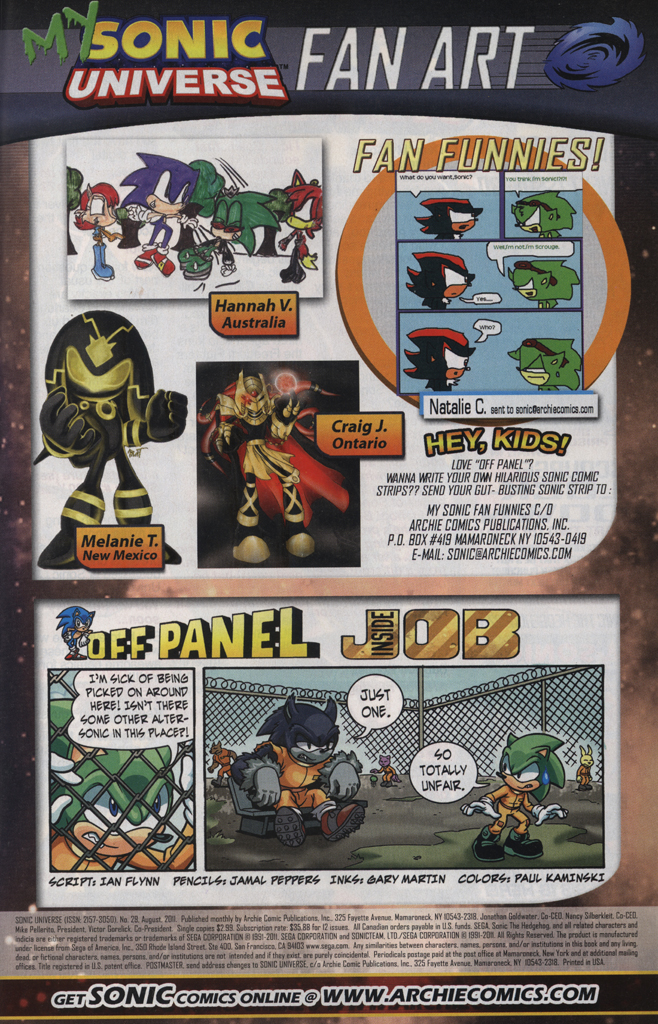 Read online Sonic Universe comic -  Issue #29 - 33