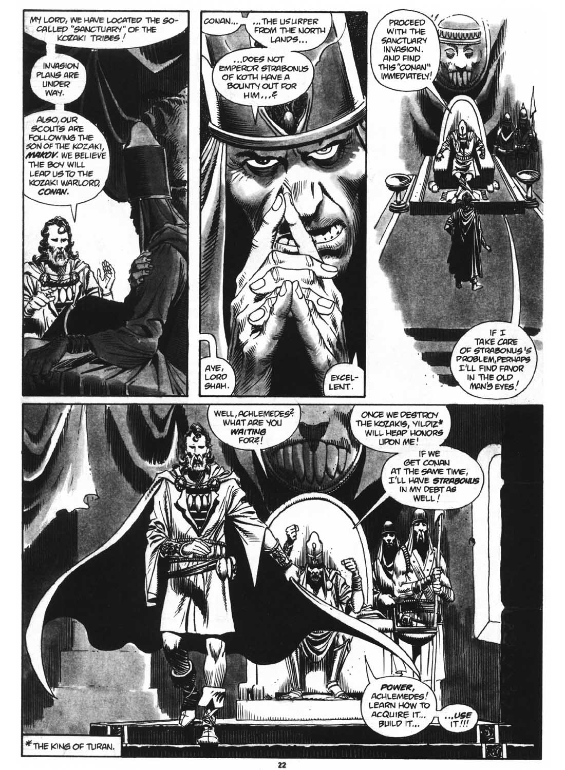 Read online The Savage Sword Of Conan comic -  Issue #160 - 24