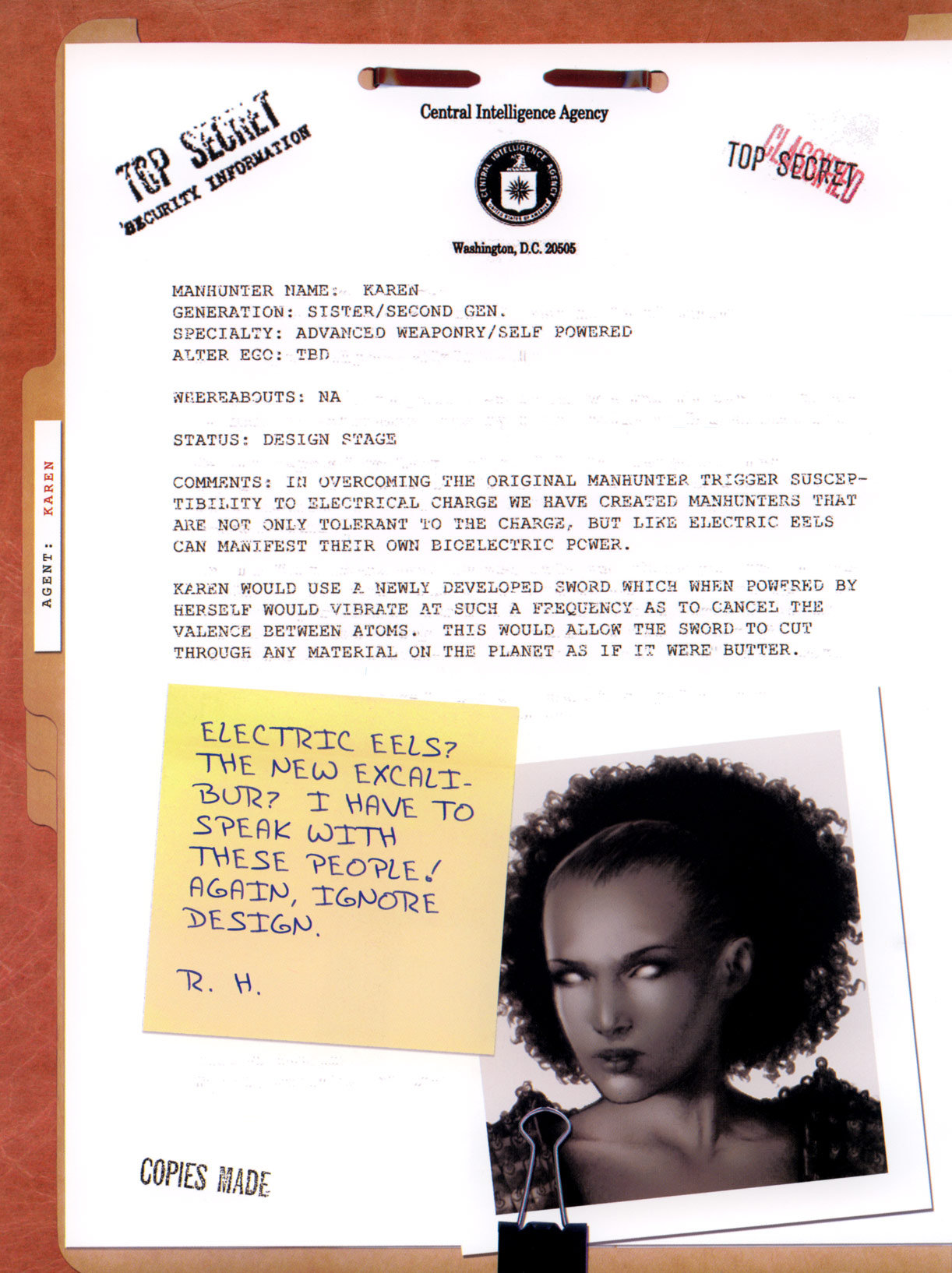 Read online Athena Inc. Agent Roster comic -  Issue # Full - 31