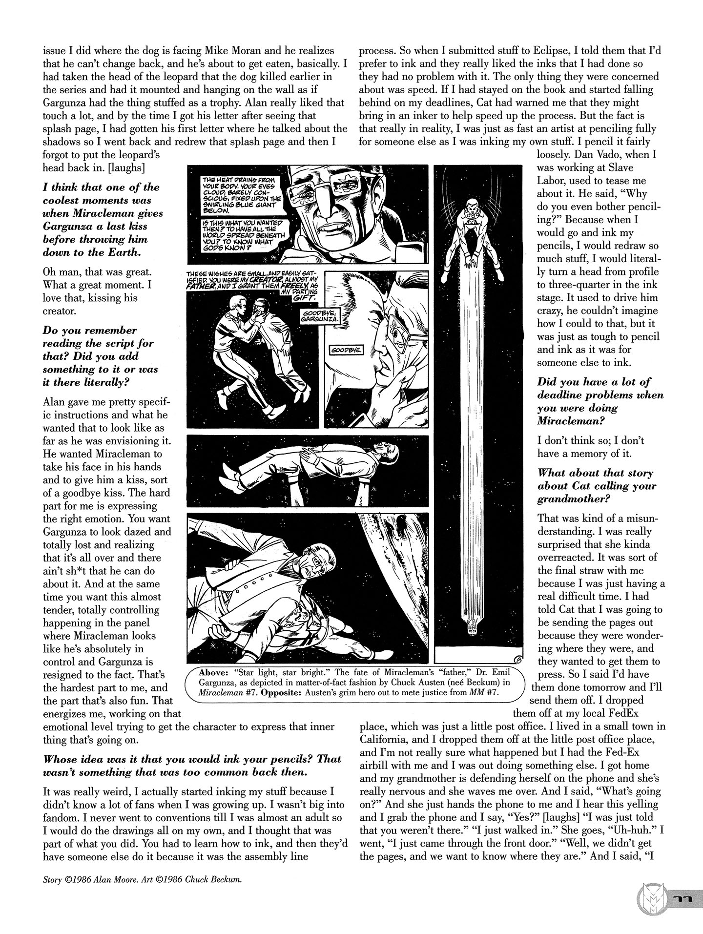 Read online Kimota!: The Miracleman Companion comic -  Issue # Full - 78