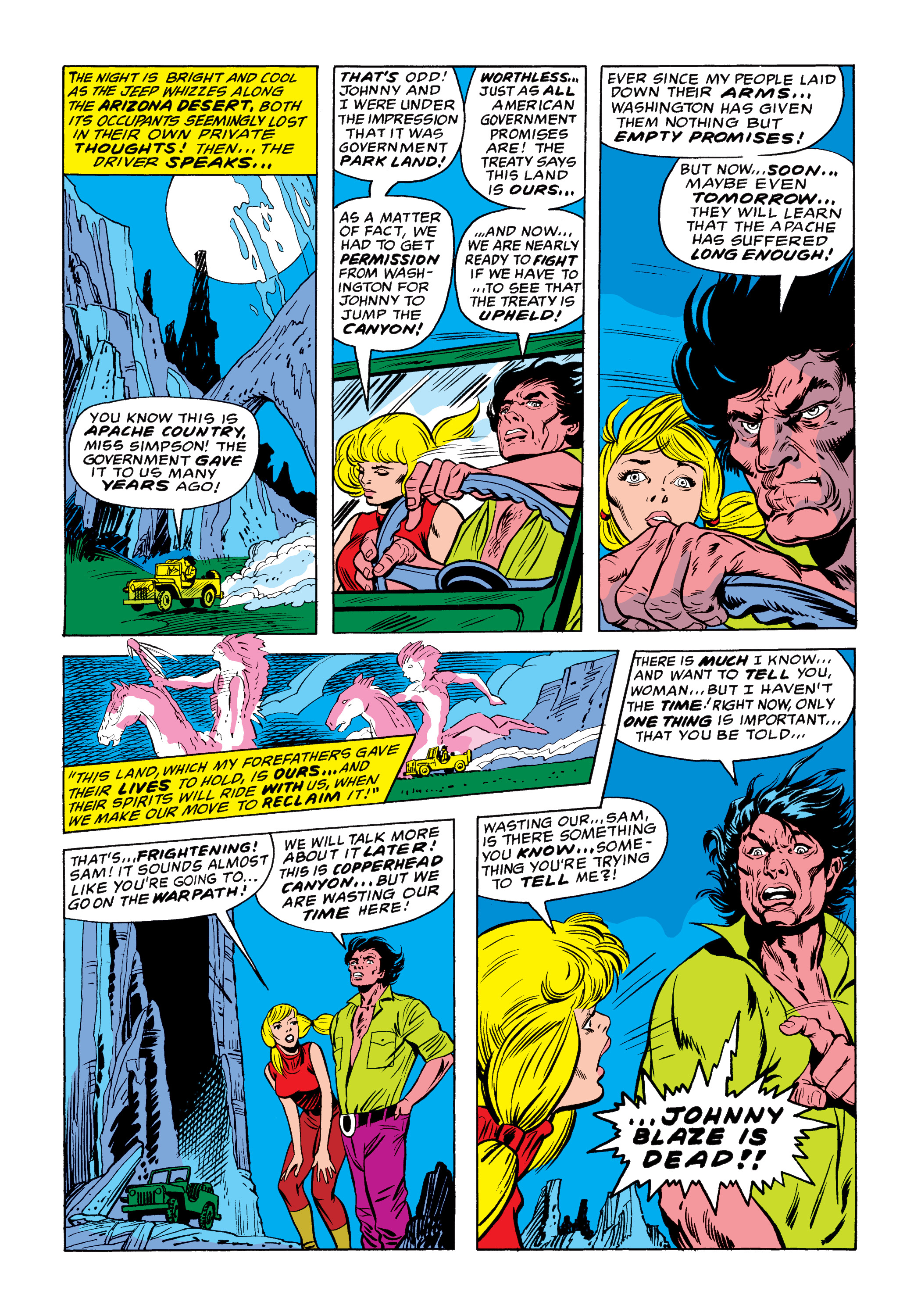 Read online Marvel Masterworks: Ghost Rider comic -  Issue # TPB 1 (Part 1) - 100