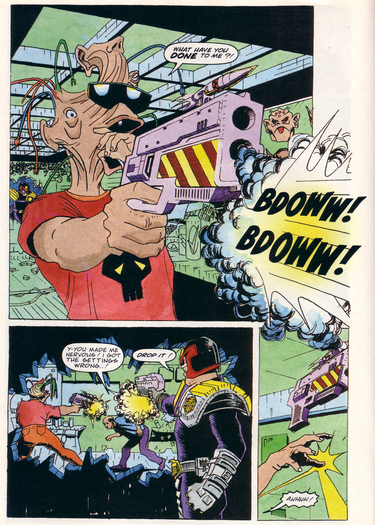 Read online Judge Dredd Lawman of the Future comic -  Issue #1 - 8