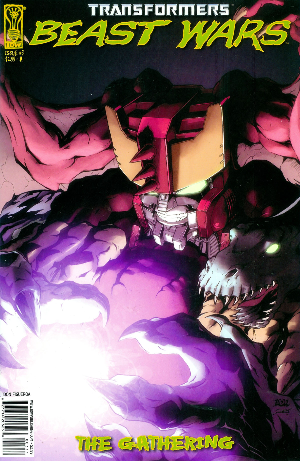 Read online Transformers, Beast Wars: The Gathering comic -  Issue #3 - 1