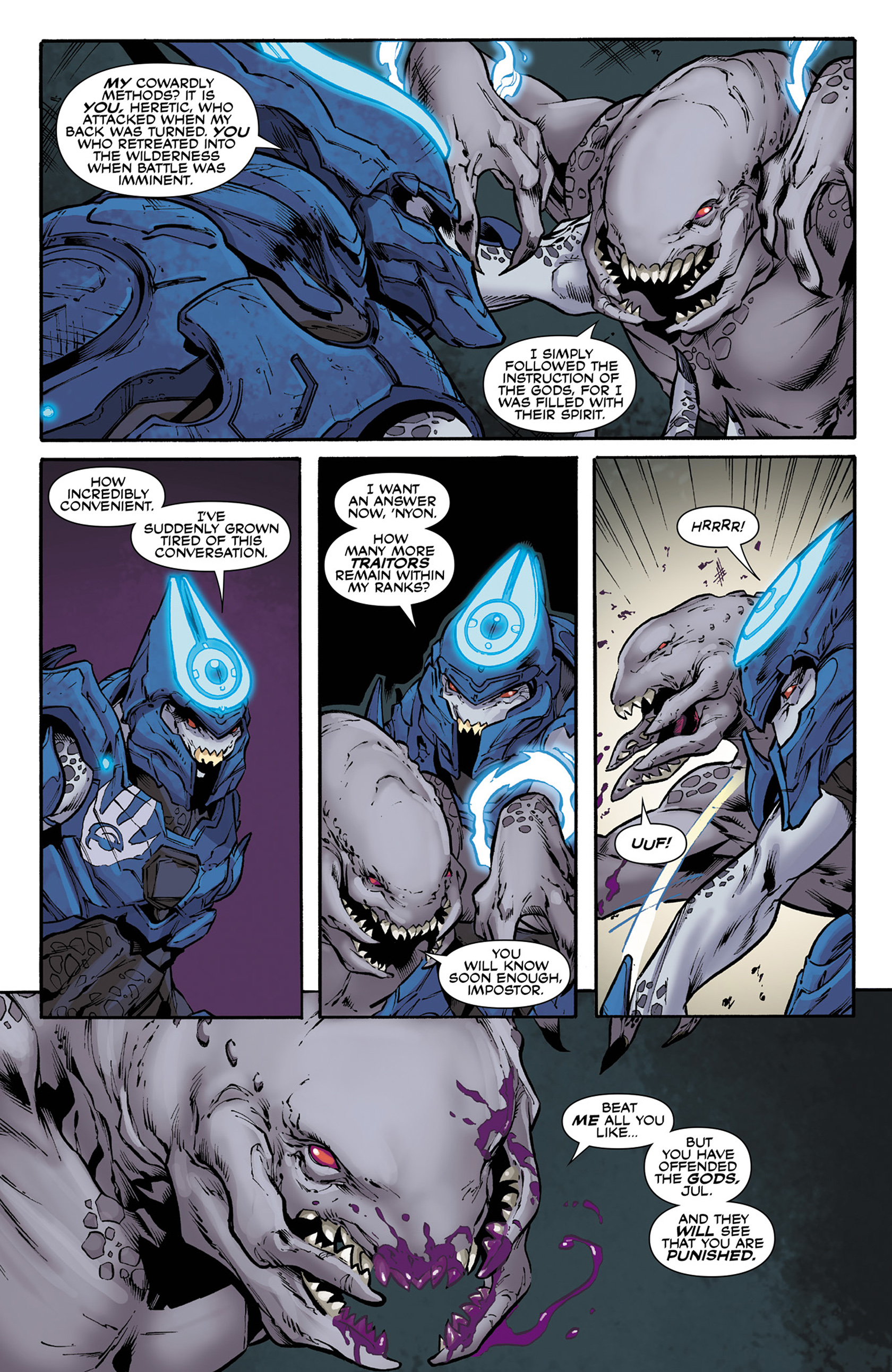 Read online Halo: Escalation comic -  Issue #19 - 17