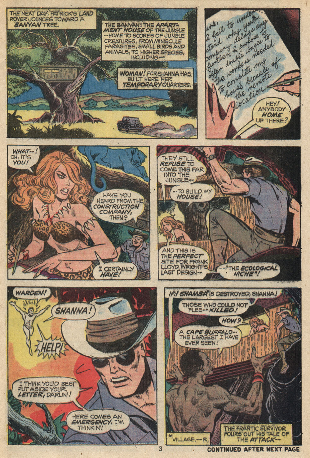 Read online Shanna, the She-Devil (1972) comic -  Issue #3 - 4