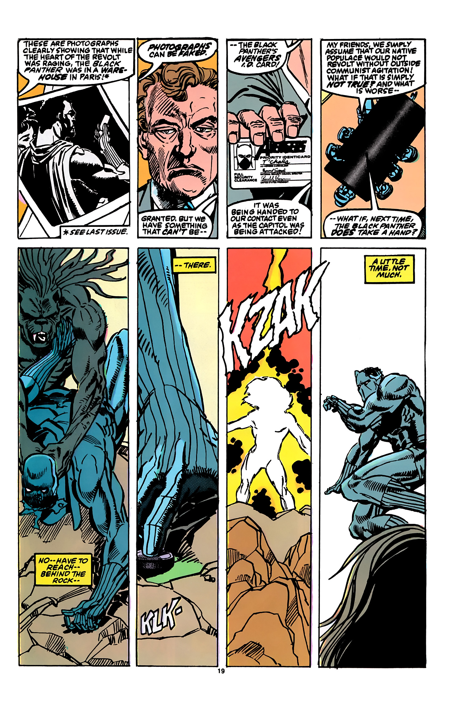 Read online Black Panther (1988) comic -  Issue #4 - 16