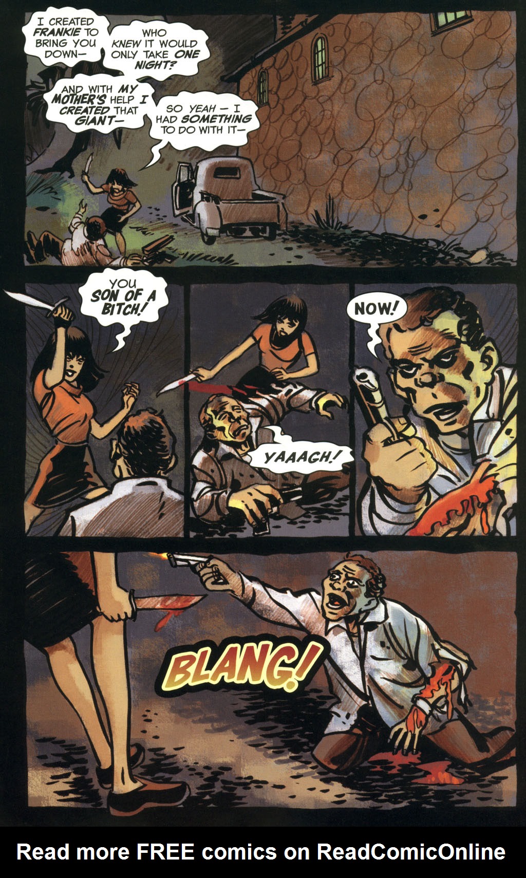 Read online Frankenstein Mobster comic -  Issue #6 - 20