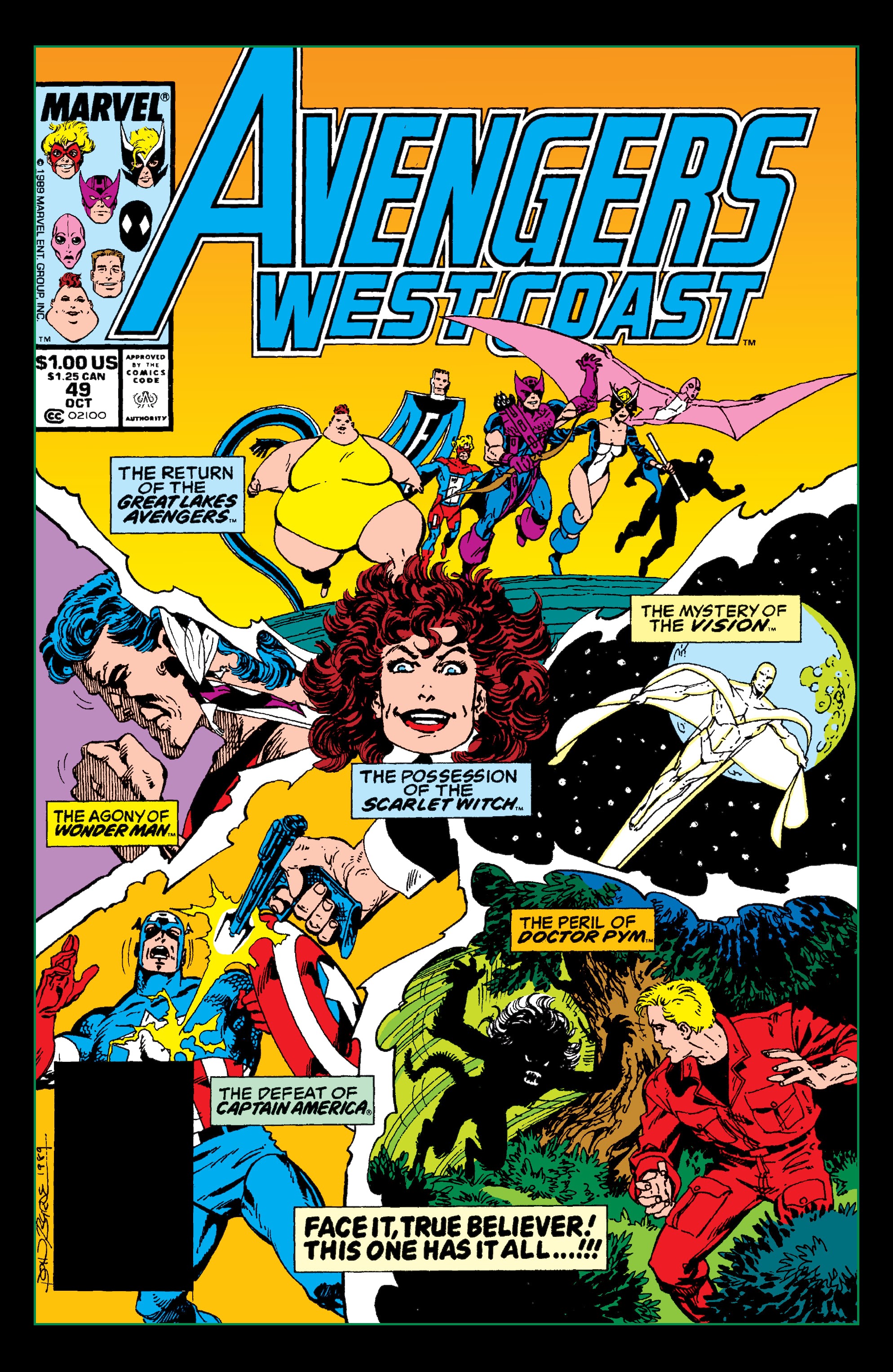 Read online Avengers West Coast Epic Collection: How The West Was Won comic -  Issue #Avengers West Coast Epic Collection Vision Quest (Part 4) - 26