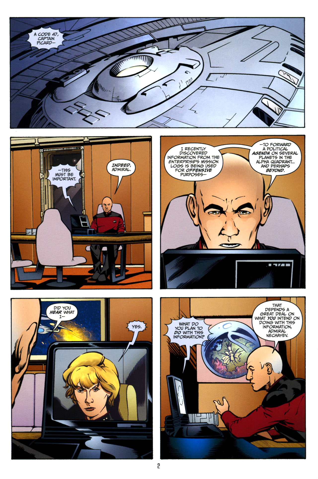 Read online Star Trek: The Next Generation: The Space Between comic -  Issue #6 - 4