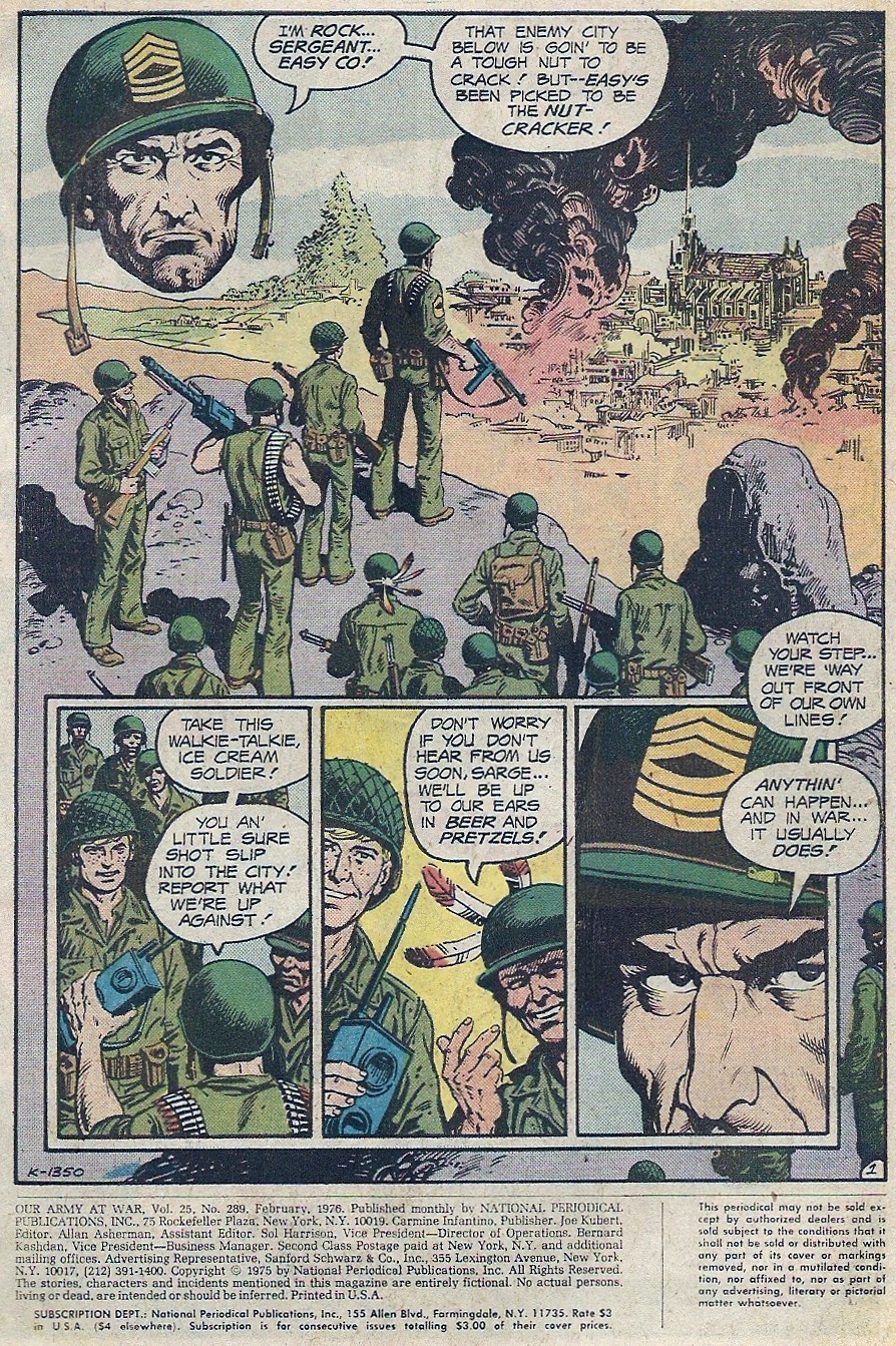 Read online Our Army at War (1952) comic -  Issue #289 - 3