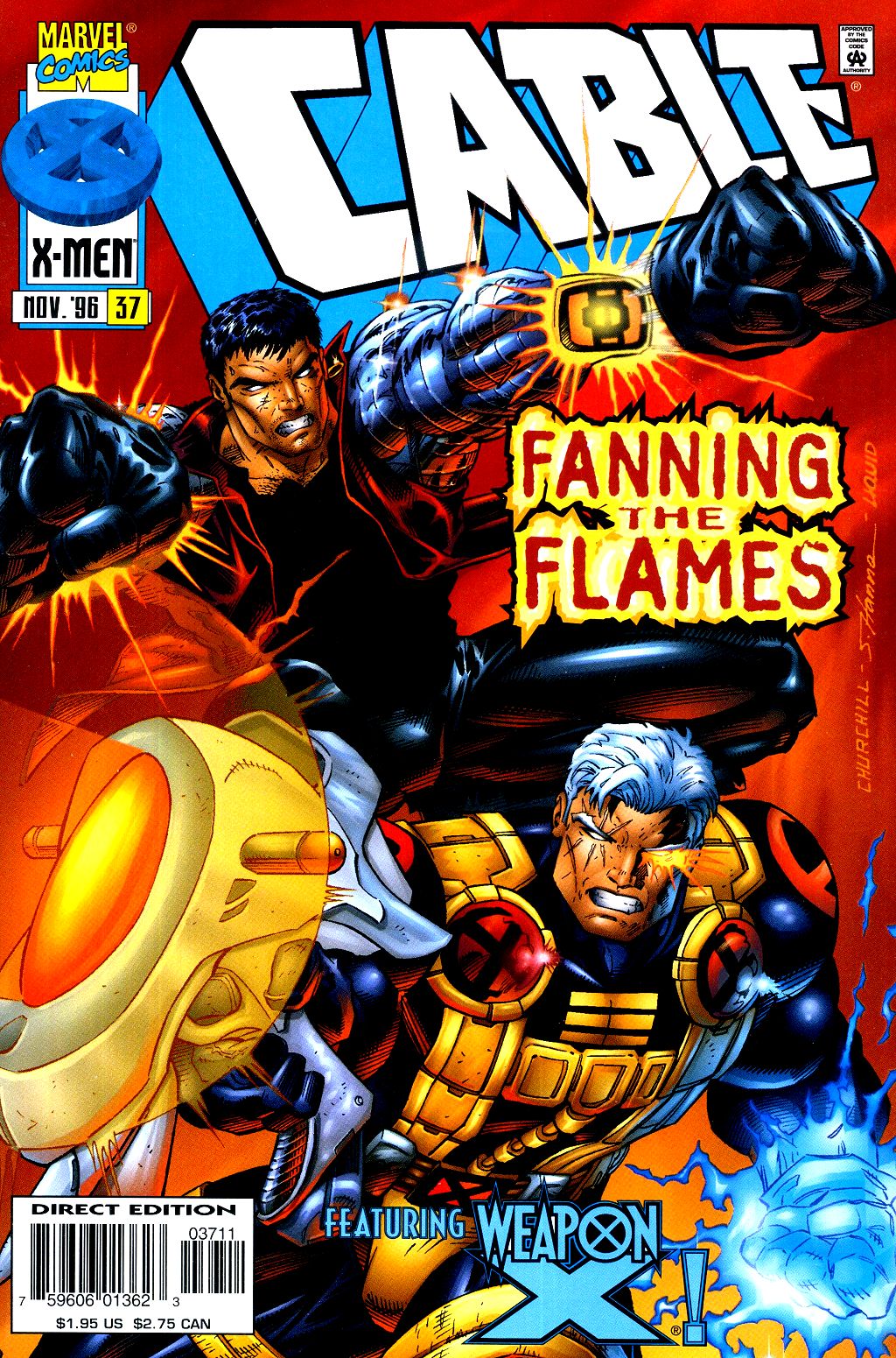 Read online Cable (1993) comic -  Issue #37 - 1