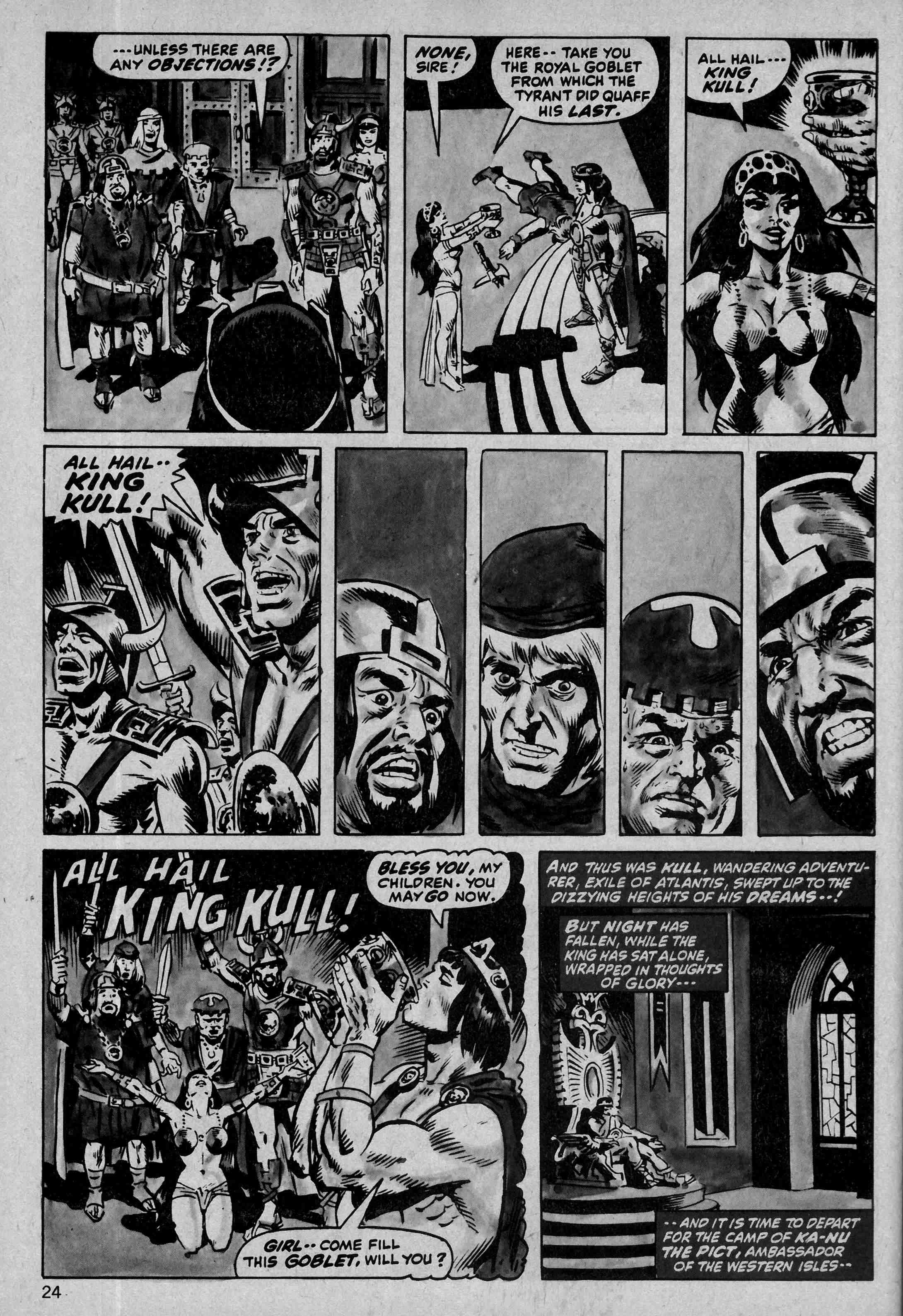 Read online Kull and the Barbarians comic -  Issue #1 - 24