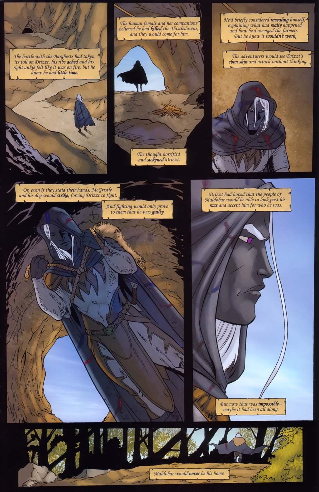 Read online Forgotten Realms: Sojourn comic -  Issue #1 - 40
