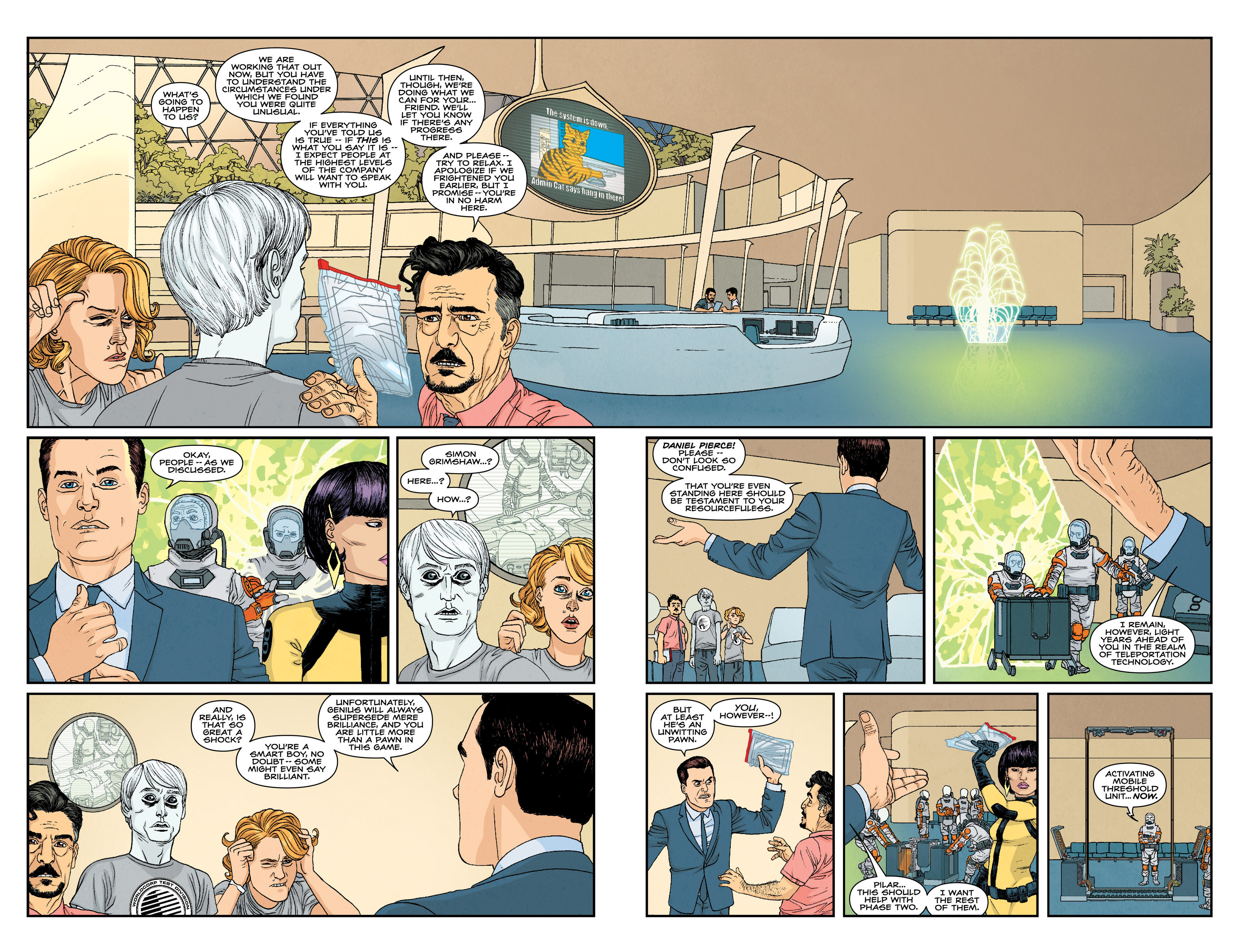 Read online Nowhere Men comic -  Issue #6 - 7