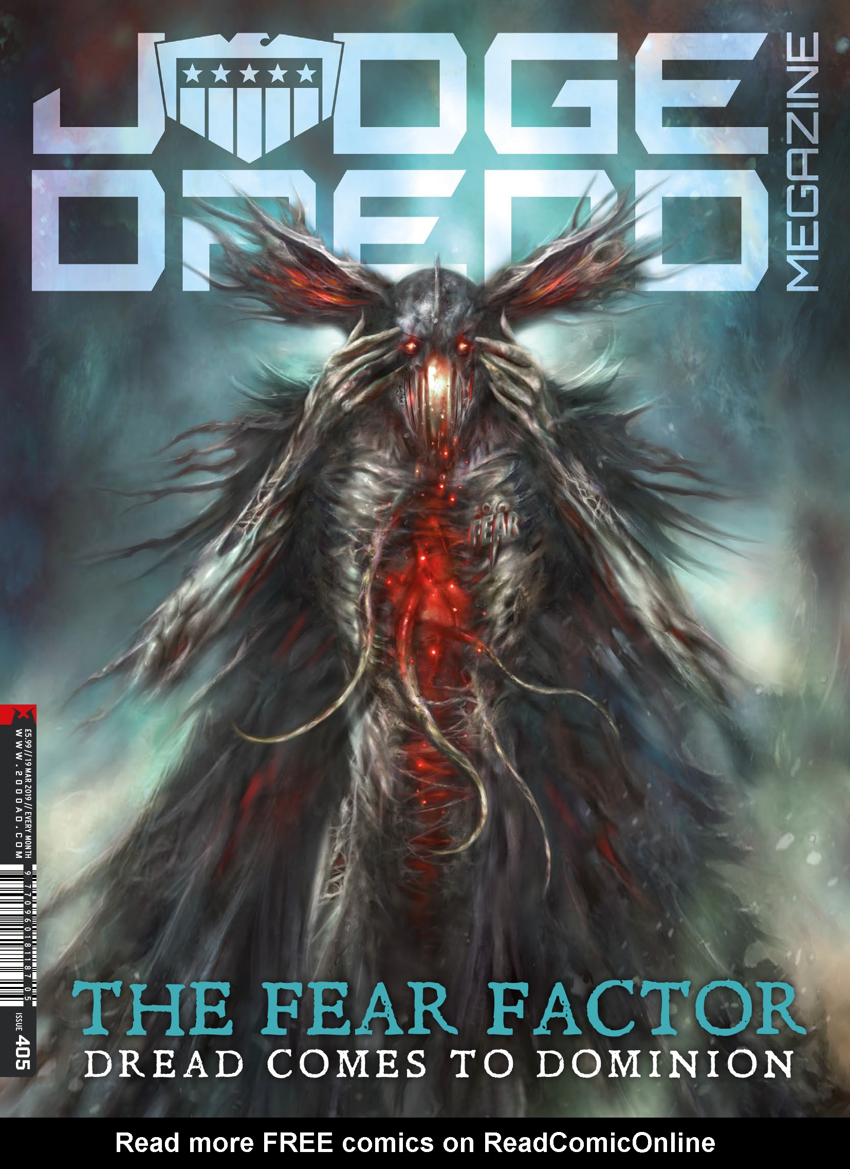 Read online Judge Dredd Megazine (Vol. 5) comic -  Issue #405 - 1