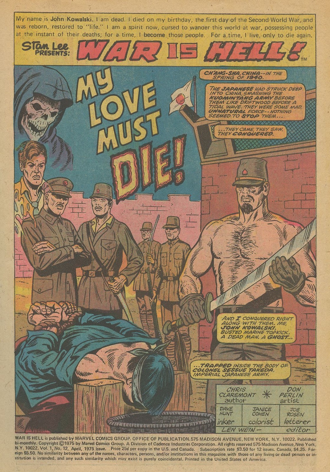 War Is Hell (1973) issue 12 - Page 3