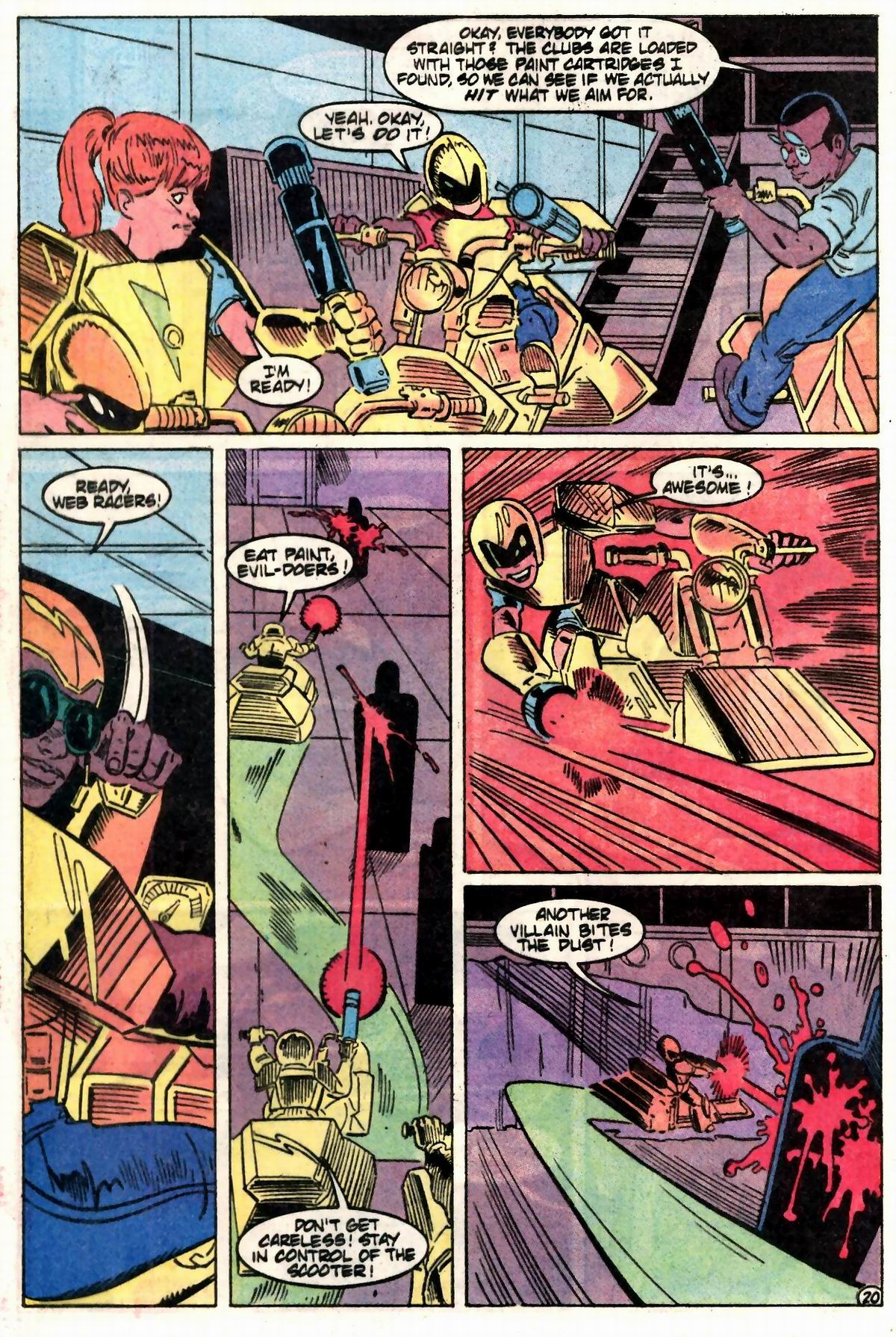 Read online The Web (1991) comic -  Issue #5 - 21