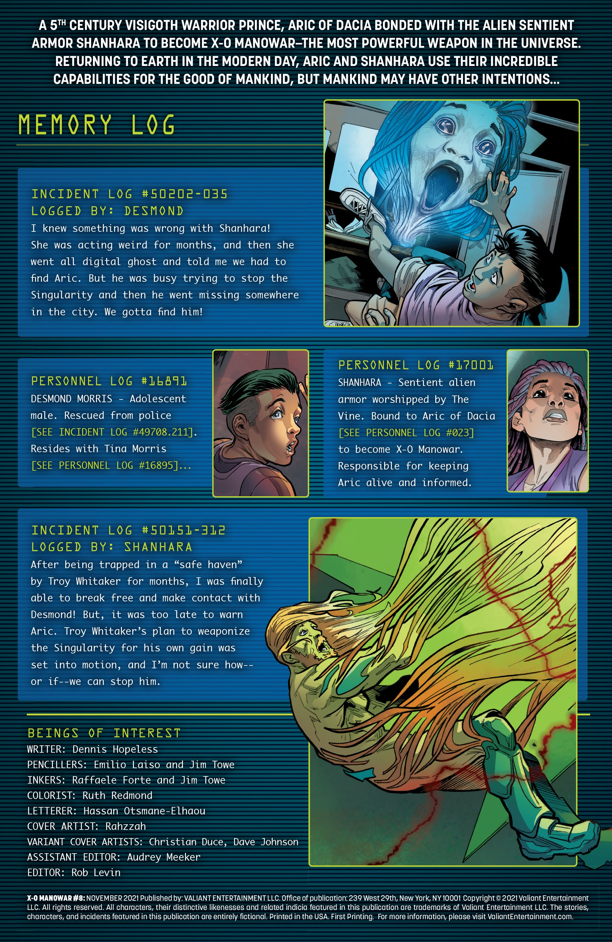 Read online X-O Manowar (2020) comic -  Issue #8 - 2