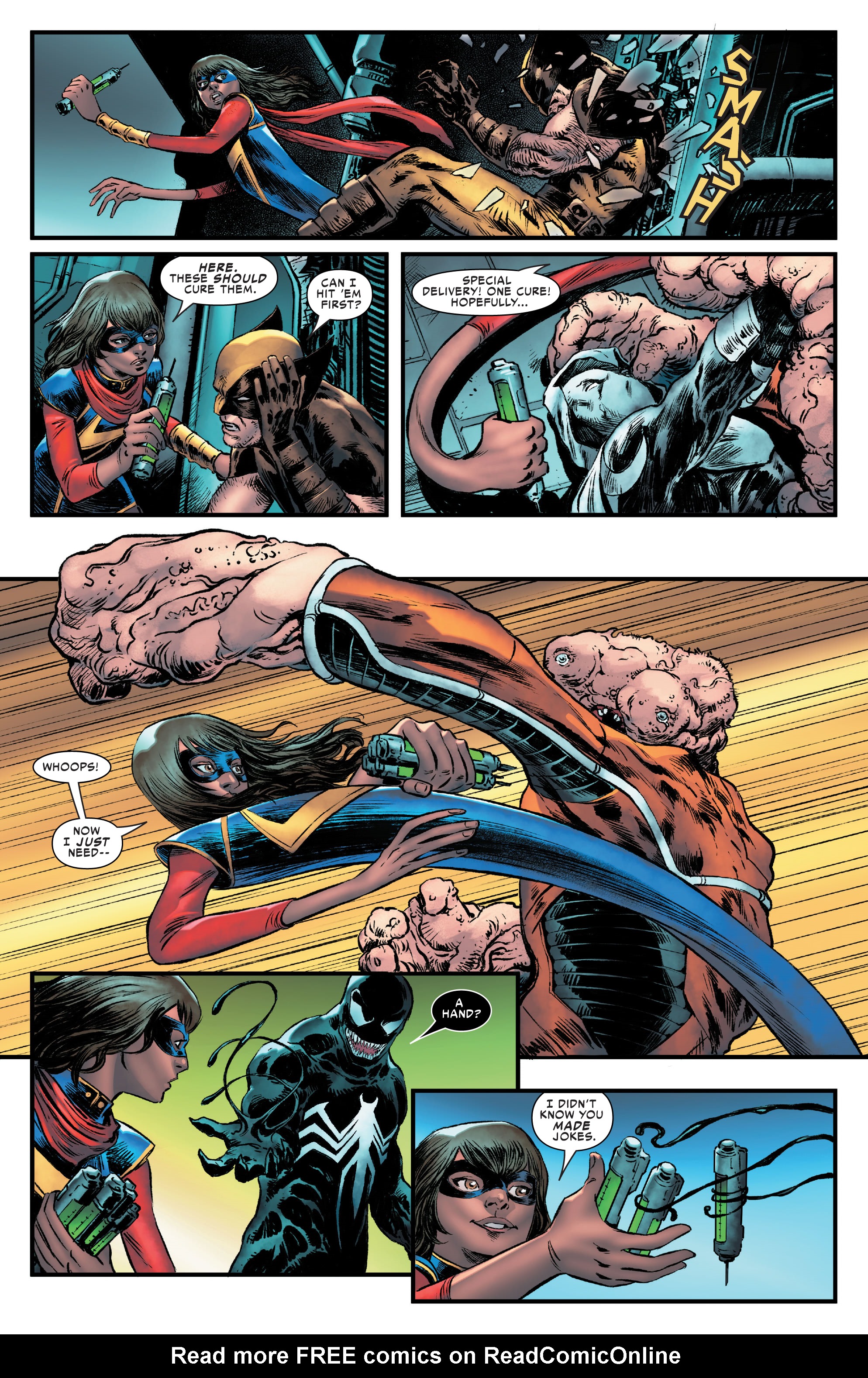 Read online Ms. Marvel & Venom comic -  Issue #1 - 28