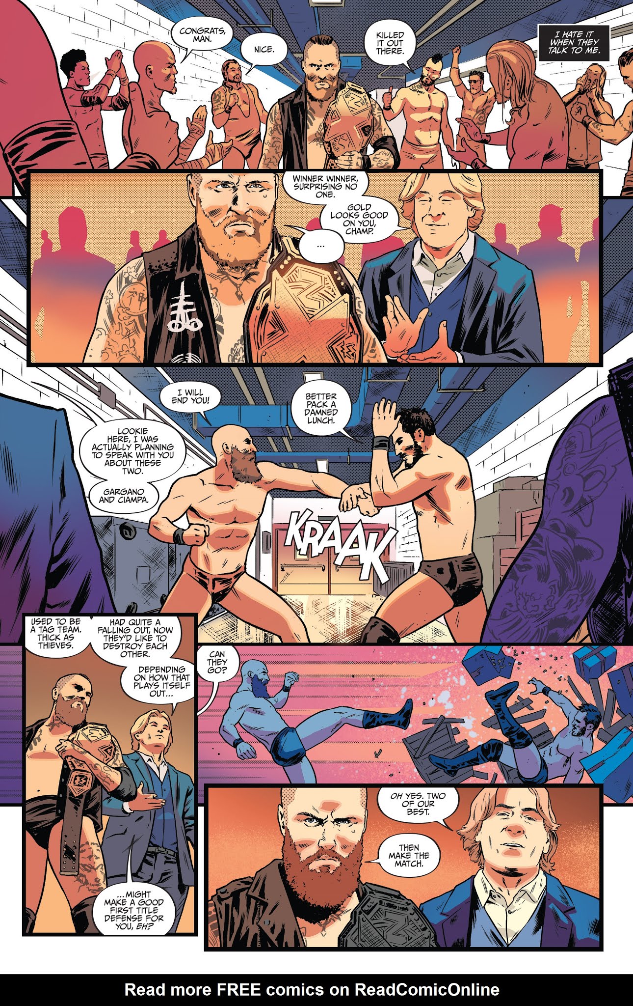 Read online WWE: NXT Takeover - Redemption comic -  Issue # Full - 18