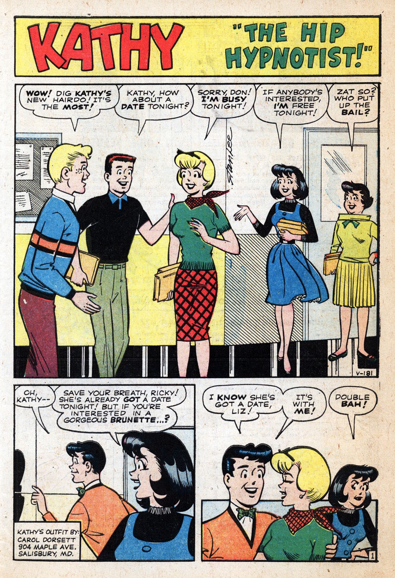 Read online Kathy (1959) comic -  Issue #11 - 3