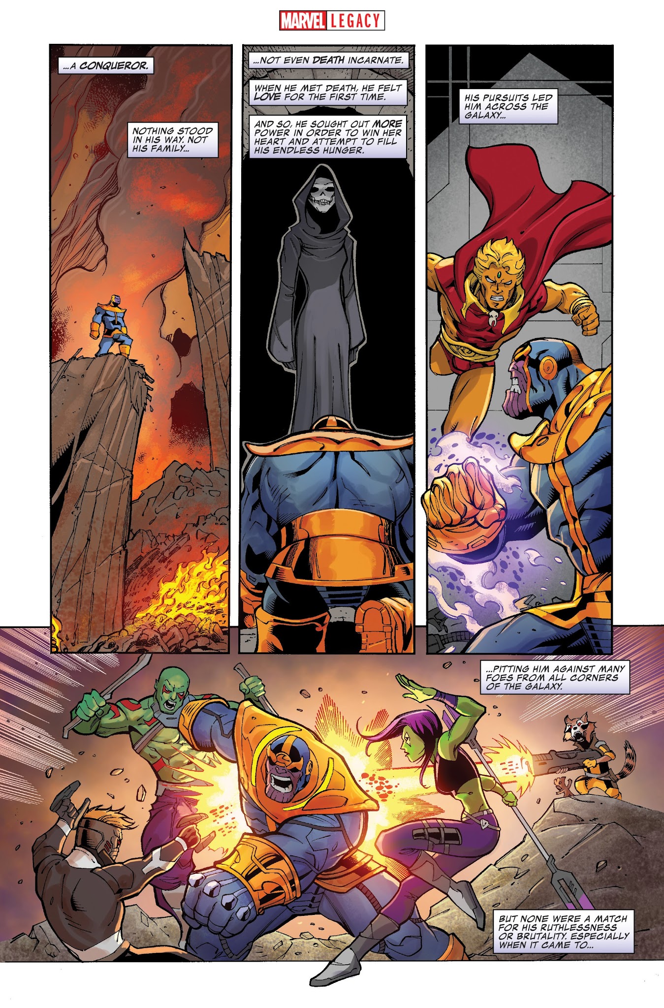 Read online Thanos (2016) comic -  Issue # _Marvel Legacy Primer Pages - 3