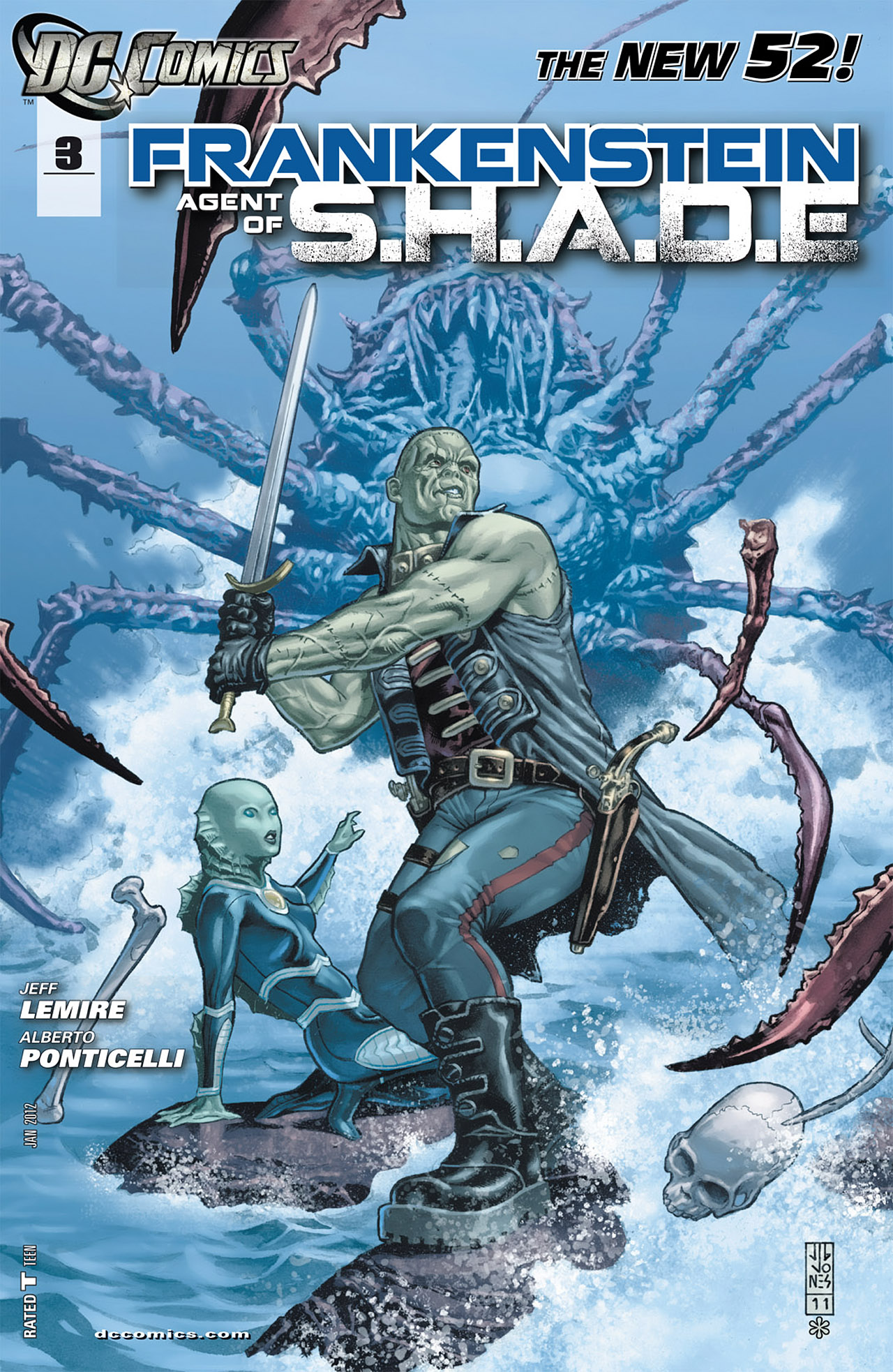 Read online Frankenstein, Agent of S.H.A.D.E. comic -  Issue #3 - 1