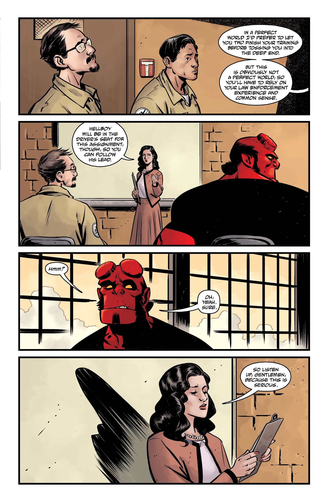 Read online Hellboy and the B.P.R.D. 1956 comic -  Issue #1 - 5