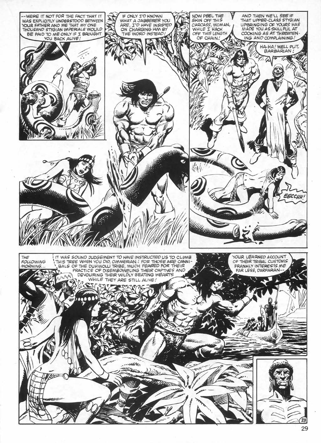 Read online The Savage Sword Of Conan comic -  Issue #97 - 29