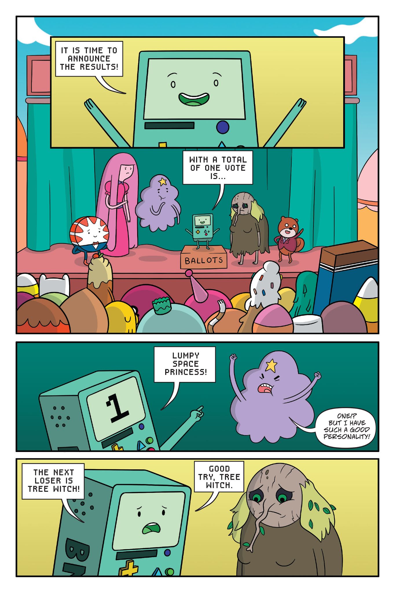 Read online Adventure Time: President Bubblegum comic -  Issue # TPB - 52